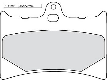 FERODO Sinter Racing Bremsbelag FDB 498 XRAC