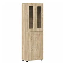 vidaXL Highboard 60 x 182 x 35 cm Sonoma-Eiche / Beige