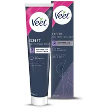 Veet Expert Haarentfernungscreme für Damen, 200 ml, geeignet für Arme, Beine, Achselhöhlen, Bikini