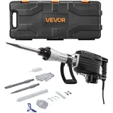 Vevor Abbruchhammer 2800 W inkl. Spitzmeißel, Flachmeißel, Schutzbrille