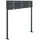 AL Briefkastensysteme 9 Fächer Premium Stand Briefkasten Anlage in RAL 7016 Anthrazit Grau, Post A4, robust, wetterfest, Artikelnummer: 132P9S3P7016