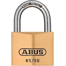 ABUS Zylindervorhangschloss 85/50 gl Schlosskörper-B.50mm MS gl.2726 ABUS