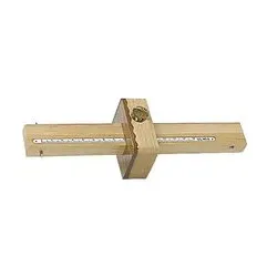 ULMIA Holz-Streichmaß ohne Kurvenanschlag Skala 0-150 mm