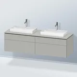 Duravit Waschtischunterschrank 4 Auszüge 162 x 48,2 x 55 cm Betongrau Matt