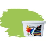 RyFo Colors Silikonharz Fassadenfarbe Lotuseffekt Trend Limonengrün 10l - bunte Fassadenfarbe, weitere Grün Farbtöne und Größen erhältlich, Deckkraft Klasse 1