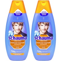 2x Schauma Shampoo Hair Activator 400ml Koffein stimuliert dünnes lichtes Haar