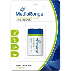 MEDIARANGE MRBAT124 - Batterie 6HR61 - NiMH - (wiederaufladbar)