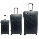 Hoffmanns Waveline Koffer-Set 3-tlg. grau