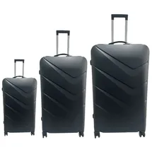 Hoffmanns Waveline Koffer-Set 3-tlg. grau