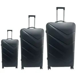 Hoffmanns Waveline Koffer-Set 3-tlg. grau