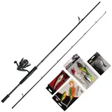 Abu Garcia Spinnrute, Abu Garcia Fast Attack Pro 210 5-21g Perch Komplett-Angelset