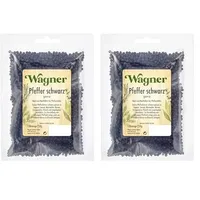 Wagner Gewürze Pfeffer schwarz ganz, 2er Pack (1 x 250 g)