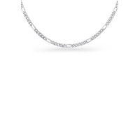 Firetti Kette ohne Anhänger »Schmuck Geschenk Silber 925 Halsschmuck Halskette Figarokette«, 72896154-55 silberfarben