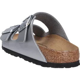 Birkenstock Arizona Birko-Flor schmal silber 38