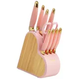 Paris Hilton Messerblock 10-tlg. Rosa