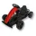 TPFLiving Elektro-Kinderquad Go-Kart rot