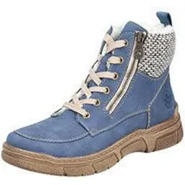 Rieker Schnürstiefel Damen Blau 42