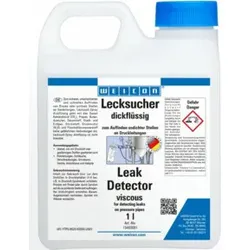 WEICON Lecksucher dickflüssig, zum Auffinden von Rissen an Druckleitungen, 1 L, weiß, milchig