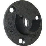 GARDINIA Wandlager Industrial Home Ø 25 mm Schwarz