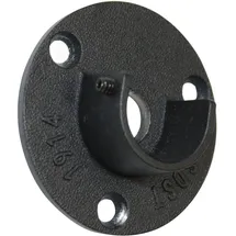 GARDINIA Wandlager Industrial Home Ø 25 mm Schwarz