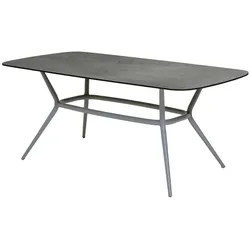 Tisch Joy oval - Gestellfarbe im unteren Bereich wählbar, Gestell Aluminium