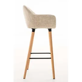 TPFLiving Barhocker 55 x 99 x 46 cm Creme