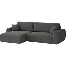 kaiser möbel Eckcouch Cord 3-Sitzer Grau