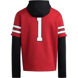 adidas Sportsweatshirt Sweatshirt rot/schwarz/weiß XS