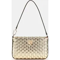 GUESS Twiller Metallic Mini-Schultertasche Gold