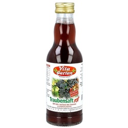 Vitagarten roter Traubensaft+eisen Einwegflasche