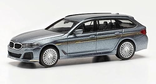 herpa 430968 BMW Modellauto Alpina B5 Touring, Miniatur im Maßstab 1:87, Sammlerstück, Made in Germany, Modell aus Kunststoff Miniaturmodell