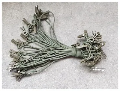 Verbindungsleine mit Federstecker für Tarnnetze