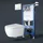 Geberit AquaClean Alba Dusch-WC mit WC-Sitz Weiß KeraTect