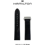 Hamilton Leder Jazzmaster Band-set Leder-schwarz-22/20 H690.326.114 - schwarz