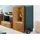 MASSIVMOEBEL24.DE Vitrine KENT 113 x 40 x 205 cm Braun