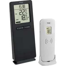 TFA 30.3071.01 schwarz LOGO 2.0 Funk-Thermometer