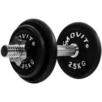MOVIT Kurzhantel Set, Gusseisen Hantel. 10kg. 15kg. 20kg. 25kg.