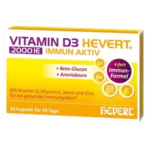 Vitamin D3 Hevert 2000 IE Immun Aktiv Kapseln 30 St.