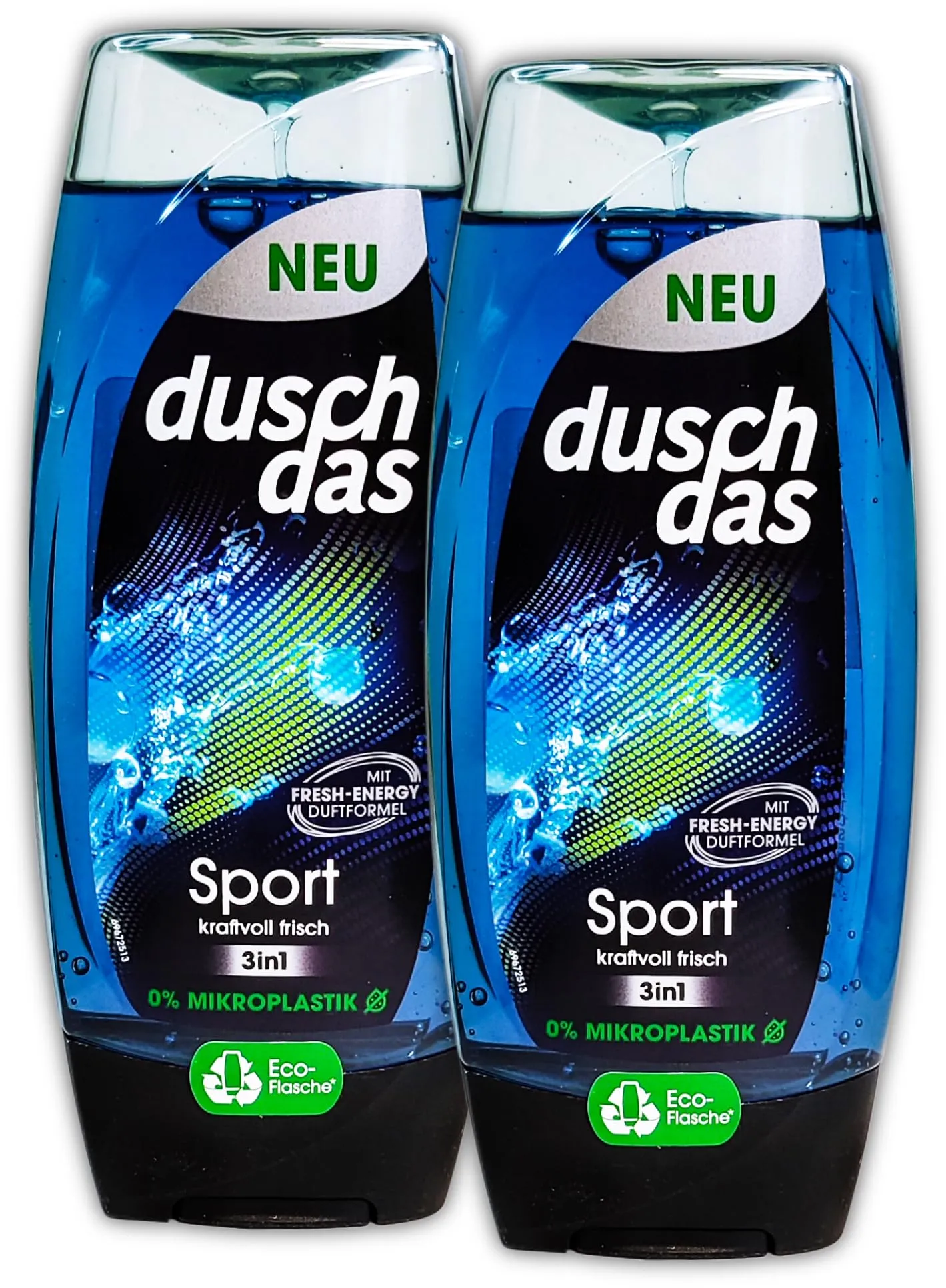 2 er Pack duschdas Duschgel Men Sport 3in1 2 x 225 ml Shower Gel