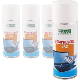 D.RECT Druckluftspray 4x400 ml