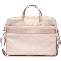 GUESS Unisex Saffiano 4g Triangle Logo, Tasche, Rosa