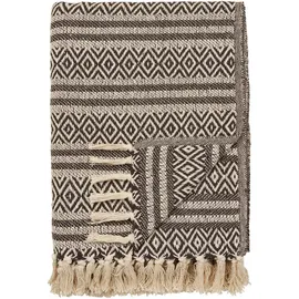 House Nordic Line Plaid 130 x 180 cm Braun