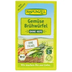 Rapunzel Gemüse-Brühwürfel, ohne Hefe bio (8St)