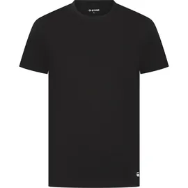 G-Star T-Shirt 3er Pack - COVE, Rundhals, einfarbig schwarz, L,