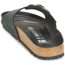 Birkenstock Madrid Big Buckle Nubukleder geölt schmal schwarz 41