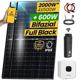 EPP.Solar 2000W Solaranlage Bifazial 1500W Photovoltaik Anlage mit Growatt MIC 1500 TL-X WIFI Wechselrichter Smart Mini PV Anlage