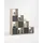 FMD Mega 2 Treppenregal 138,5 x 143,5 x 33 cm Eiche