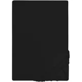 Castell Spannbettlaken Jersey 140 x 200 - 160 x 200 cm schwarz