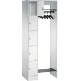 Californian Products CP-Möbel Schließfachschrank Serie 8070 74 x 195 x 48 cm Grau