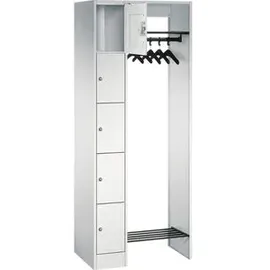 Californian Products CP-Möbel Schließfachschrank Serie 8070 74 x 195 x 48 cm Grau